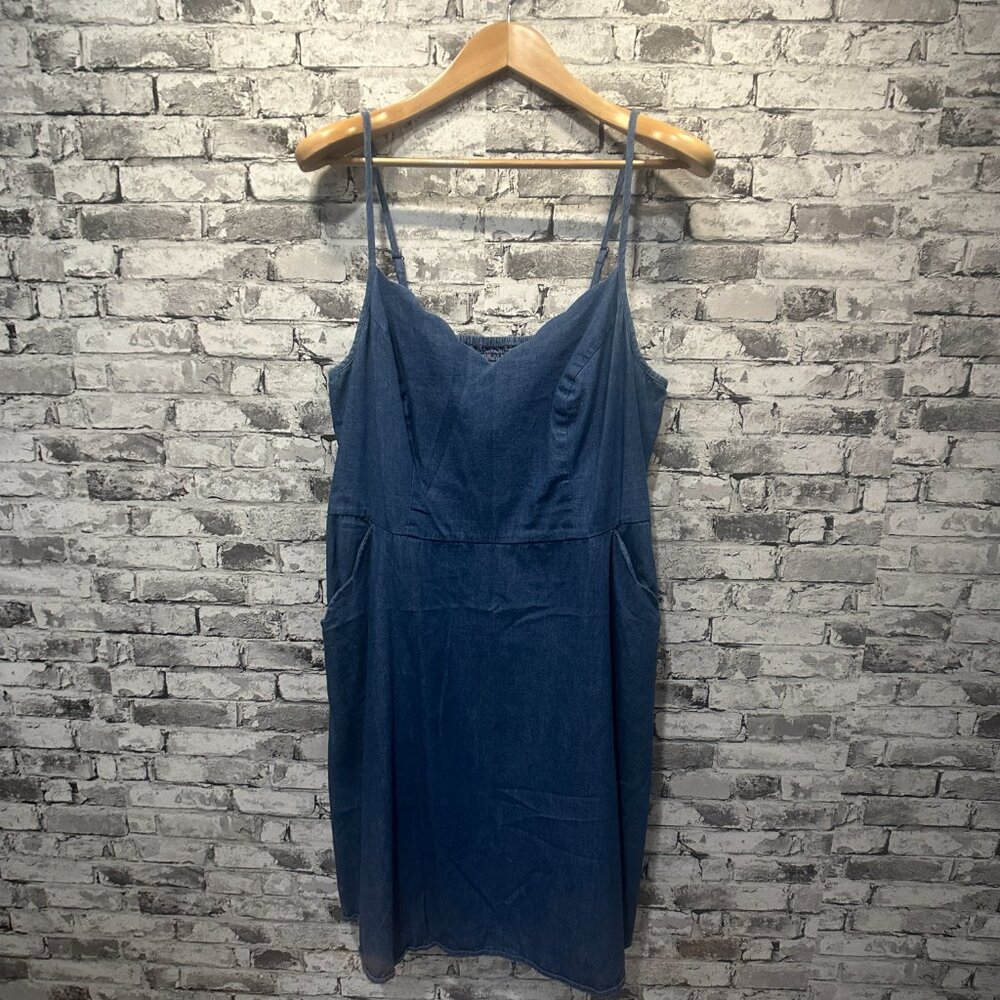EUC Market & Spruce Women's Mini Denim Dress Size 2X